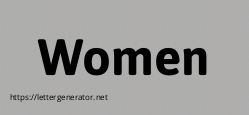 Women