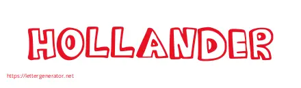 HOLLANDER